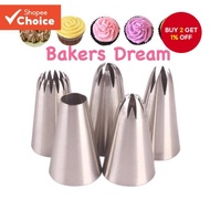 DIY Cake Icing Buttercream Pastry Nozzle Tip 1M 2F 2D 6B 2A