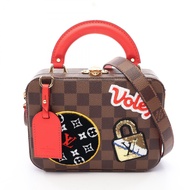 【สินค้ามือสอง】 หลุยส์ วิตตอง LOUIS VUITTON กระเป๋าถือ รุ่น LV Stories Box 2WAY N40048 ผ้าใบเคลือบ PV