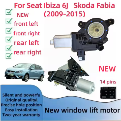 6R0959801 6R0959802 New Window motor For Seat Ibiza 6J Skoda Fabia 6R0959801N 6R0959802Q 6R0959802C 