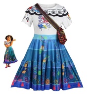 Encanto Costume Cosplay Party Role Play Amine Halloween Dress Kids Adult