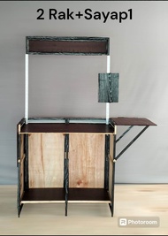 booth portable / gerobak lipat / event desk / meja lipat