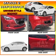 MAZDA 2 HATCHBACK 2013-2018 DRIVE 68 STYLE BODYKIT (D68) SKIRT LIP FOR MAZDA2 HATCHBACK DRIVE68 68 C