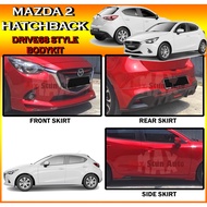 MAZDA 2 HATCHBACK 2013-2018 DRIVE 68 STYLE BODYKIT (D68) SKIRT LIP FOR MAZDA2 HATCHBACK DRIVE68 68 CAR BODYKIT