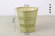 Bamboo bamboo storage basket bin household waste basket bamboo products bamboo crafts products