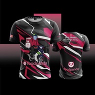 shirt t foodpanda [high quality in stock] 2022 new food panda delivery jersey