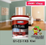 G1-C2-1 KS KIWI   1L / 5L /15L  SANCORA i-PEARL / INTERIOR PAINT /   Cat Rumah Dalam