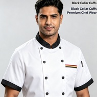 Baju Koki Professional Chef Uniform Top For Hotel Catering Kitchen Worker