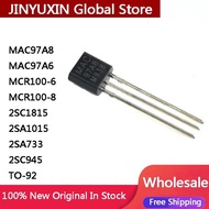 10Pcs MAC97A8 MAC97A6 MCR100 MCR100-6 MCR100-8 2SC1815 2SA1015 2SA733 2SC945 2SC3198 2SA1266 TO-92L 