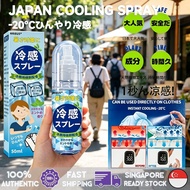 Japan Cooling menthol body spray 50ml / Instant -20℃ Cooling kool fever Spray