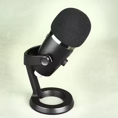 Replacement Mic Windscreen Cover Flocked Sponge Foam Windproof Microphone Pop Filter for Blue Yeti n