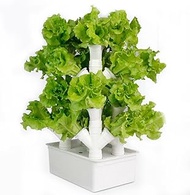 32 Vegetable Plant Tower, 4 Columns Hydroponic Growing Kit, High Strength Hardness Rugged Portable Tools Hydroponic Tower, For Gardening Lover, Home Grow Herbs, Veggies