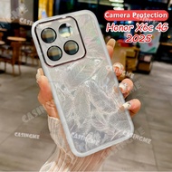 For Honor X6c 4G 2025 Glitter Feather Pattern Silicone Soft Casing For Honor X6c HonorX6C X 6 c X6 c