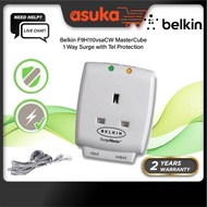 Belkin F9H110vsaCW MasterCube 1 Way Surge with Tel Protection