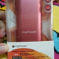 mypower行動電源(5200容量)5200mah