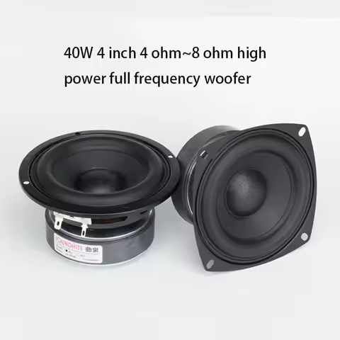 40W 4 Inch Subwoofer Speaker 4ohm~8ohm Bass Speaker SL-104S Diy Super Subwoofer High Power Fever Woo