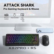 ATTACK SHARK X82Pro HE Wireless Keyboard R5 Ultra Mouse Combo 8K 42K DPI