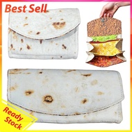 Burrito Wallet Tortilla Purse Creative Novelty Wallet with Zipper Pocket Stylish Coin Purse Cute Stu