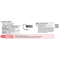 Japan Imported YAMAHA YAMAHA Manipulator Battery RCX340 KCA-M53G0-02 3.6V Battery