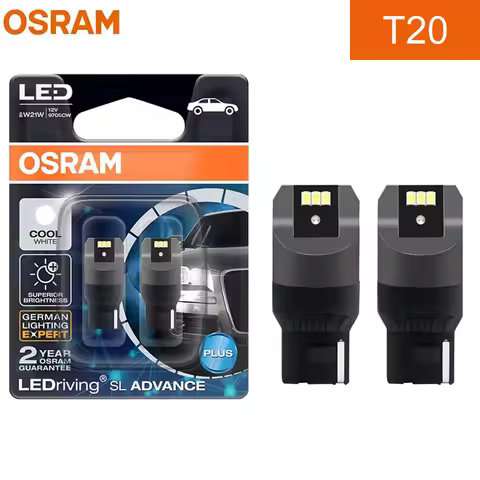 OSRAM LED 12V T20 W21W 7440 6000K 2.5W LEDriving SL Advance White Car Turn Signal Light Reverse Lamp