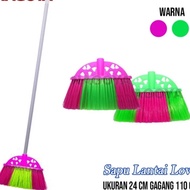 CHRISTMAS Nylon Plastic Broom Nagoya Love Broom Floor Multi-purpose Handle Floor Cleaning Broom for 