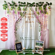 Dekorasi Backdrop Syukuran Tasyakuran 4 7 Bulanan PhotoBooth Paket DD