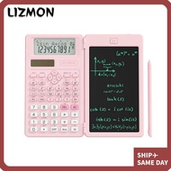LIZMON 82MS Scientific Calculator, 82MS 240 Function 2-In-1 Foldable Writing Tablet Math Calculator,