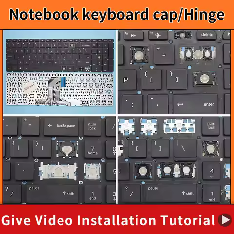 Replacement Keycap Key cap Hinge for HP Pavilion 250 G4 250 G5 256 G4 256 G5 255 G4 255 G5 15-AC 15-