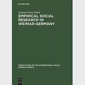 Empirical Social Research in Weimar-Germany