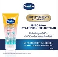 VASELINE SPF 50+PA++++ Refreshing Daily Sunscreen Serum Perlindung UVA UVB 170ML  | Sunscreen body S