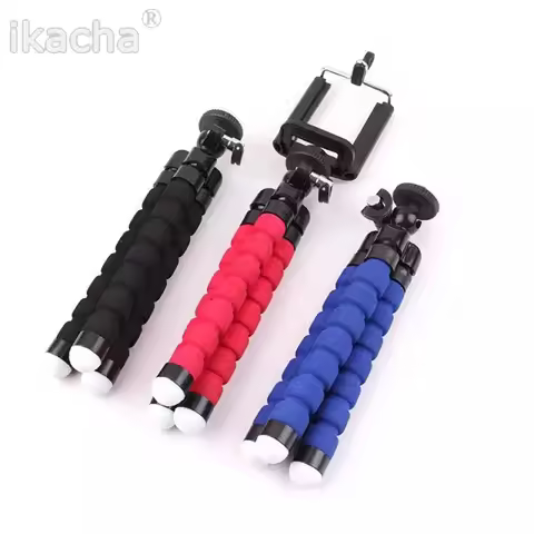 Tripod for Phone Flexible Sponge Octopus Mini Tripod for IPhone Mini Camera Tripod Phone Holder Clip