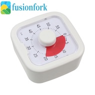FUSIONFORK​ Silent 60-Minute Visual Timer, Multifunction Time-Management Stopwatch Alarm Clock for K
