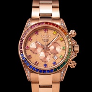 Tomaz Ladies Watch GR02L-D6 (Rosegold) with Rainbow Swarovski (Rosegold Stainless Steel)