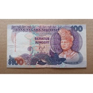 Malaysia Old Series RM100 Old Banknote Siri 6 For Collection Only