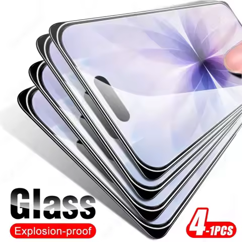 4-1Pcs 9H Glass For iPhone 17 Case Protective Glass iPhone17 Pro Max 17e iPhone17ProMax HD Cover i17