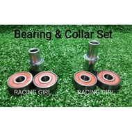 Motor Bearing Tayar & Collar Set-Depan dan belakang-Honda EX5 / EX5 CLASS / EX5 DREAM / C70 / GBO / 