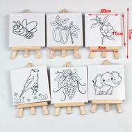 [BS] Mini Canvas Painting 10x10cm - Mini Canvas Painting - Children Canvas Painting Canvas Painting/