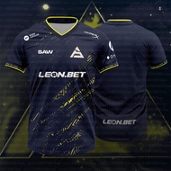 Team SAW 2026 CS2 Jersey Csgo Esports Training Uniforms Major Club Fans Souvenir T-shirts