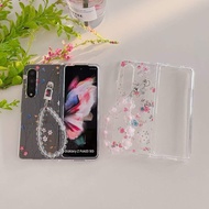 HP GANTUNGAN Simple Flower Floral Case Beautiful Cute Flowers With Chain Hanger Charm Casinghp For S