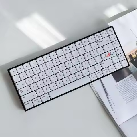Low Profile Keycaps PBT Material Minimalist Design Low Profile Mechanical Keyboard Keycaps
