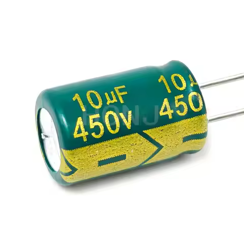 10PCS 450V10uf 10x17mm Aluminum Electrolytic Capacitor 10uf450v 450v 10uf 450V 10mf 450vdc 10MFD 450