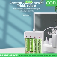 GORG AA / AAA Battery Charger Universal Adapter 4 Slot USB Battery Charger