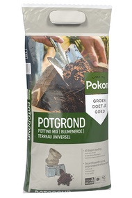 Pokon Potting Soil Mix 10 L with 60 Days Fertiliser and Trace Elements and Organic Matter 20%