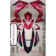 COVERSET HONDA RS 150 V1, V2 BATMAN EDITION