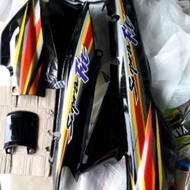 Promo!! FULL SET COVER BODY BELAKANG HONDA SUPRA X LAMA / SUPRA FIT LAMA HITAM / BODY SUPRA X LAMA