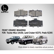 Toyota Hilux LN106 / Land Cruiser HZJ75 Prado RZJ95 Front (Depan) Ceramic Brake Pad Set