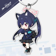 Blue Archive Takanashi Hoshino Sunaokami Shiroko Sorasaki Hina Izayoi Nonomi peripheral keychain Ain