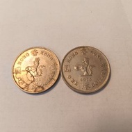 香港1975年 大餅 一元 壹圓 英女皇頭