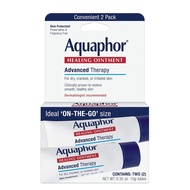 Aquaphor Healing Ointment Advanced Therapy Skin Protectant, Dry Skin Body Moisturizer, 0.35 Oz Tube,