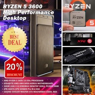 AMD Ryzen 5 3600 Processor High Performance Desktop PC