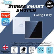 Retouch Zigbee Smart Switch Control Tuya Apps Smart Remote App Voice Control Switches 1G 2G 3G 4G 20